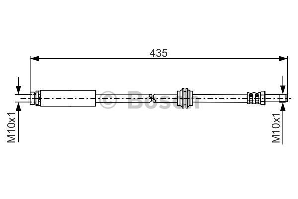 BOSCH Тормозной шланг 1 987 481 159