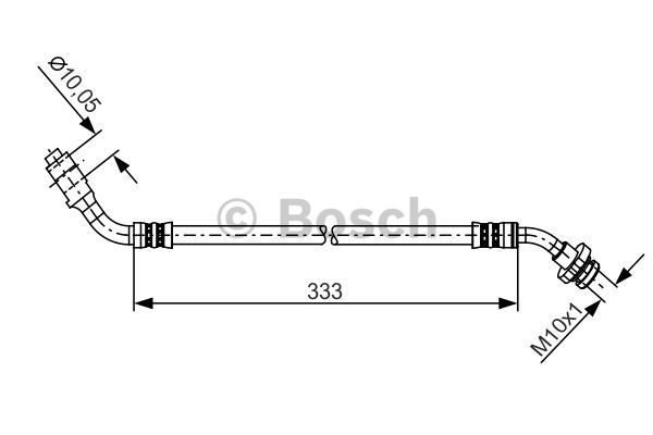 BOSCH stabdžių žarnelė 1 987 481 229