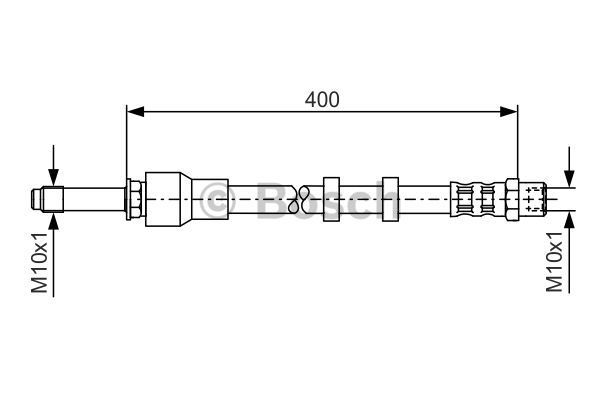 BOSCH stabdžių žarnelė 1 987 481 296