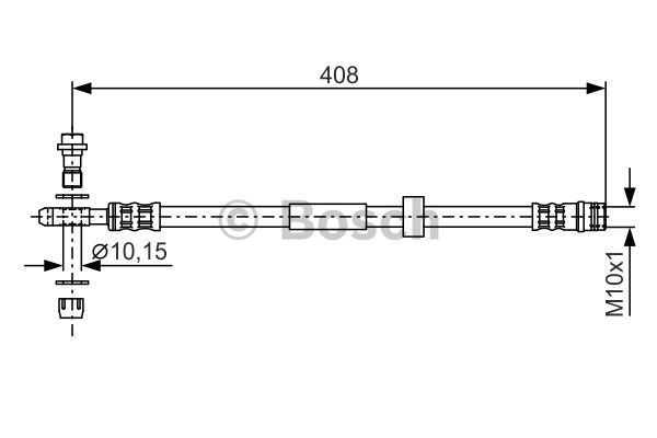 BOSCH Тормозной шланг 1 987 481 323