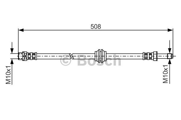 BOSCH Тормозной шланг 1 987 481 331