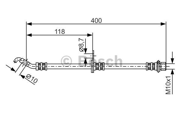 BOSCH stabdžių žarnelė 1 987 481 363
