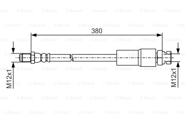 BOSCH stabdžių žarnelė 1 987 481 547