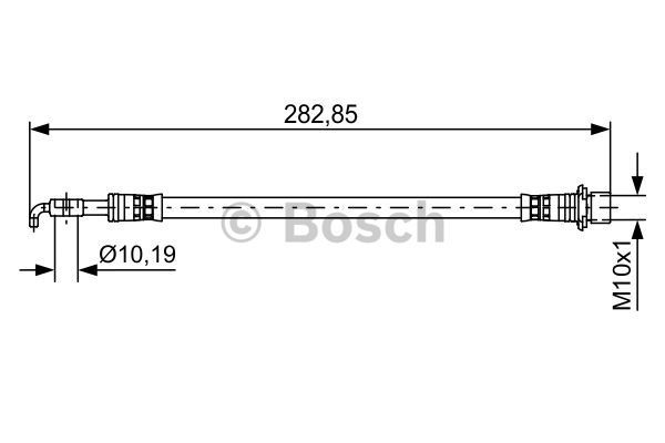 BOSCH Тормозной шланг 1 987 481 643