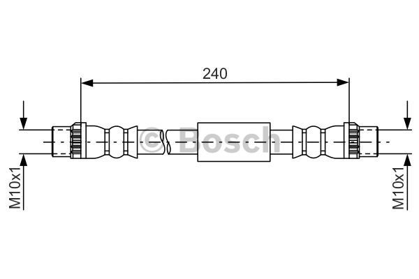 BOSCH stabdžių žarnelė 1 987 481 666