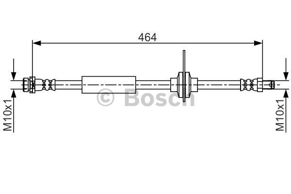 BOSCH stabdžių žarnelė 1 987 481 702