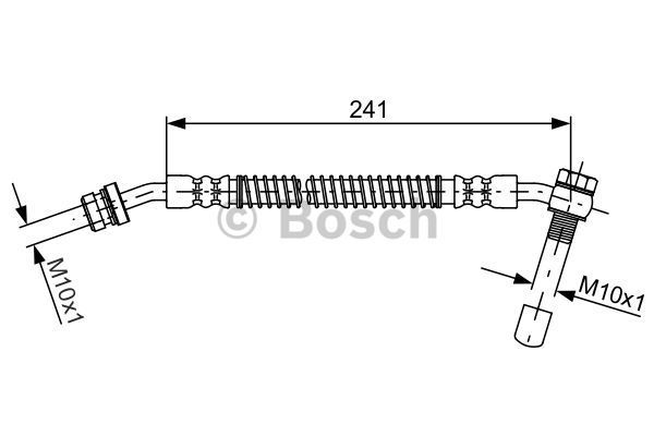 BOSCH stabdžių žarnelė 1 987 481 756