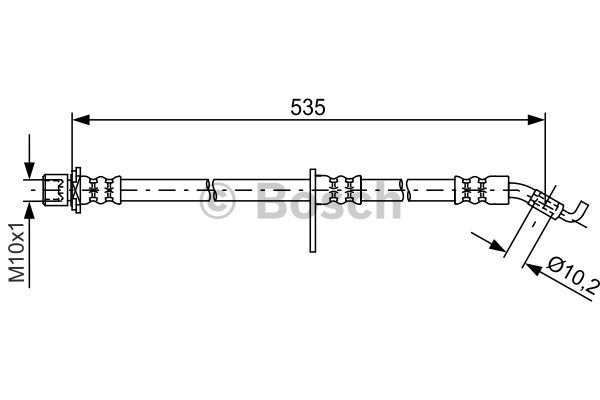 BOSCH Тормозной шланг 1 987 481 773