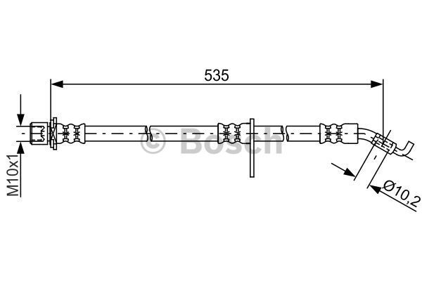 BOSCH Тормозной шланг 1 987 481 774