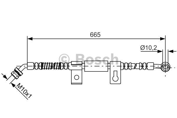 BOSCH Тормозной шланг 1 987 481 791