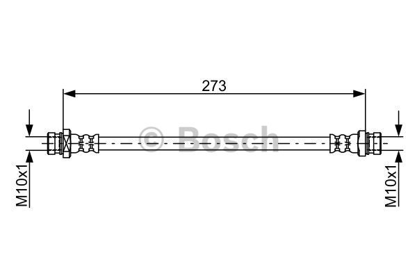 BOSCH Тормозной шланг 1 987 481 879