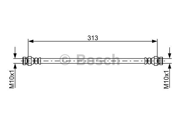 BOSCH Тормозной шланг 1 987 481 897