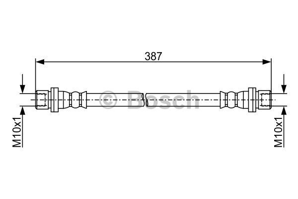 BOSCH Тормозной шланг 1 987 481 919