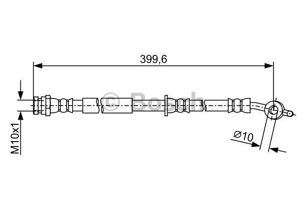 BOSCH Тормозной шланг 1 987 481 946