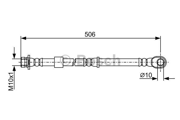 BOSCH stabdžių žarnelė 1 987 481 967