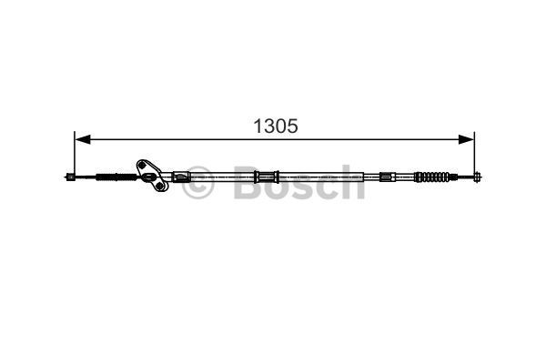 BOSCH trosas, stovėjimo stabdys 1 987 482 061