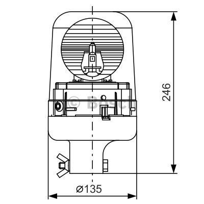 BOSCH besisukantis švyturėlis 7 782 334 020