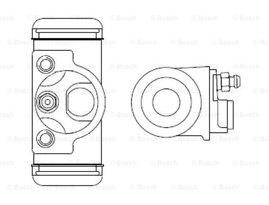 BOSCH Колесный тормозной цилиндр F 026 002 372