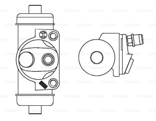 BOSCH Колесный тормозной цилиндр F 026 002 380