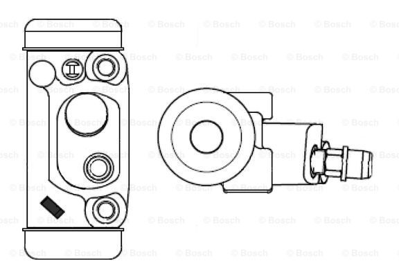 BOSCH Колесный тормозной цилиндр F 026 002 382