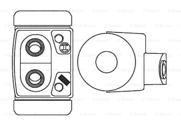 BOSCH Комплект колесного тормозного фильтра F 026 002 389