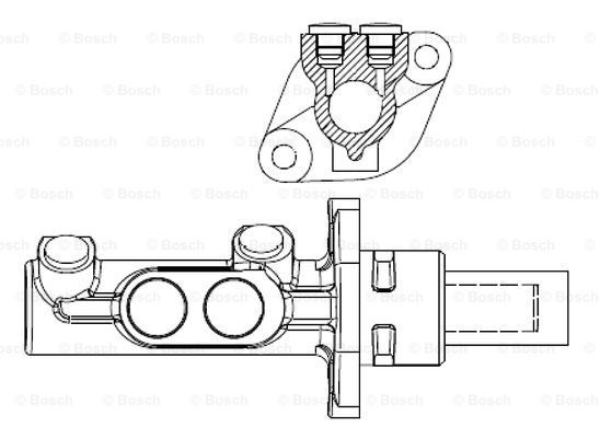 BOSCH pagrindinis cilindras, stabdžiai F 026 003 943