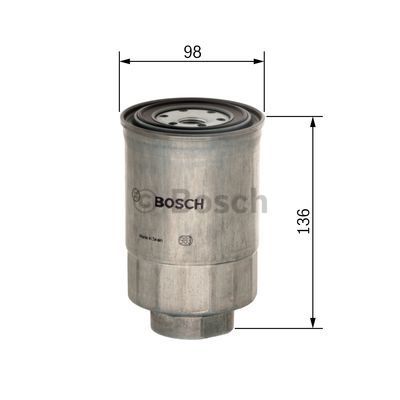 BOSCH Топливный фильтр F 026 402 831