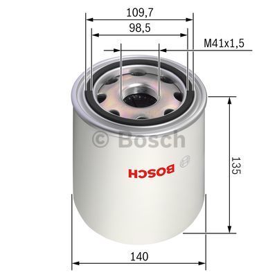 BOSCH oro džiovintuvo kasetė, suspausto oro sistema F 026 404 013