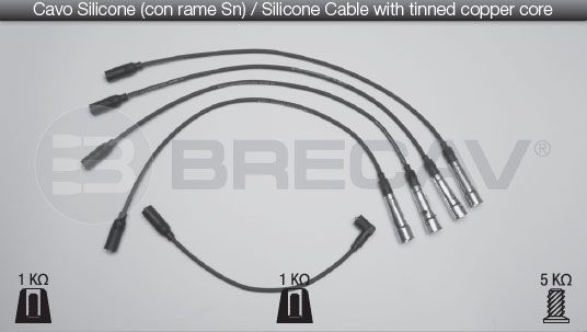 BRECAV Комплект проводов зажигания 02.506