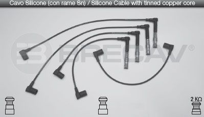BRECAV Комплект проводов зажигания 08.526