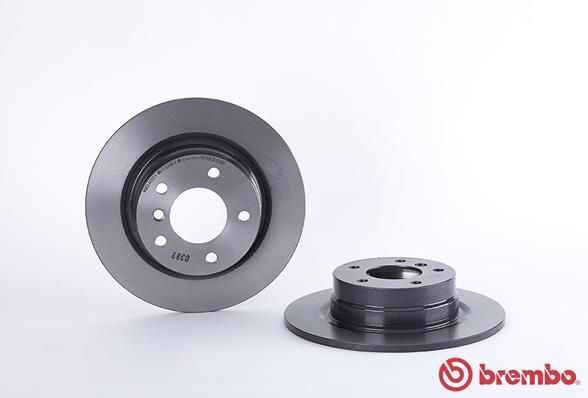 BREMBO Тормозной диск 08.A205.11