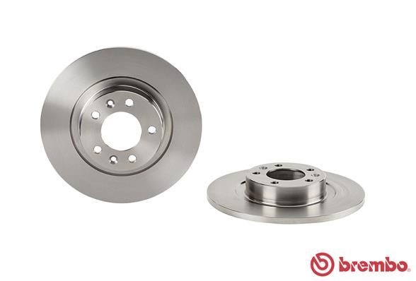 BREMBO stabdžių diskas 08.A615.10