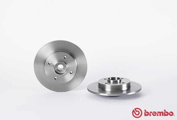 BREMBO Тормозной диск 08.A858.17