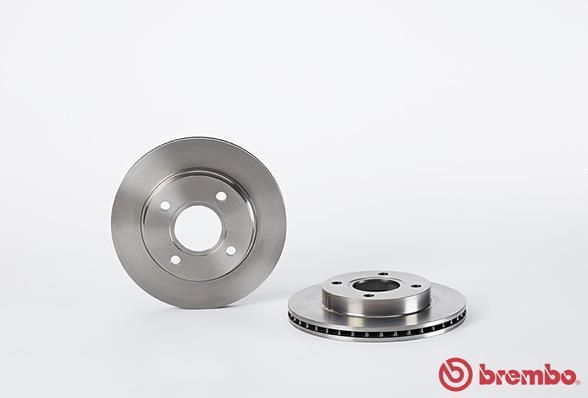 BREMBO Тормозной диск 09.6727.34