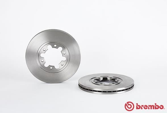 BREMBO Тормозной диск 09.A862.10