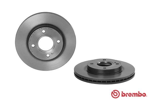BREMBO Тормозной диск 09.A968.21