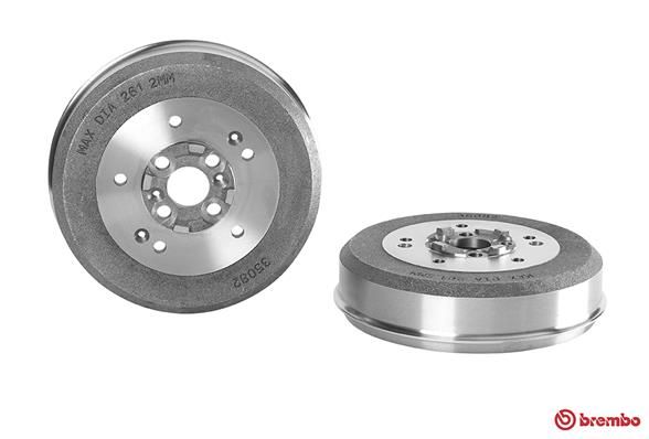 BREMBO Тормозной барабан 14.C016.10