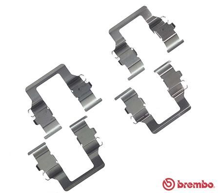 BREMBO Комплектующие, колодки дискового тормоза A 02 201