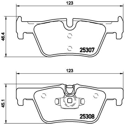 BREMBO stabdžių trinkelių rinkinys, diskinis stabdys P 06 071X