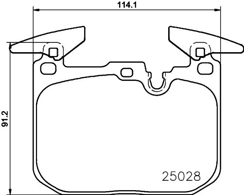 BREMBO Комплект тормозных колодок, дисковый тормоз P 06 096X