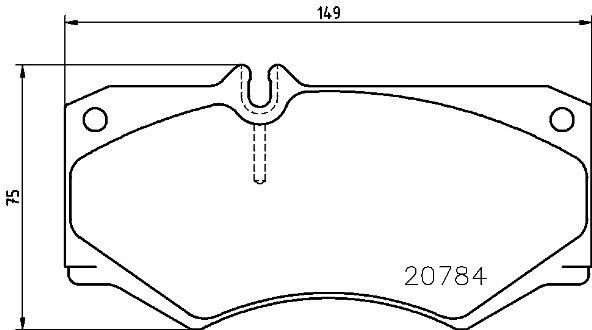 BREMBO Комплект тормозных колодок, дисковый тормоз P 50 003