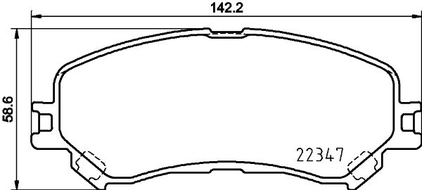 BREMBO stabdžių trinkelių rinkinys, diskinis stabdys P 68 067