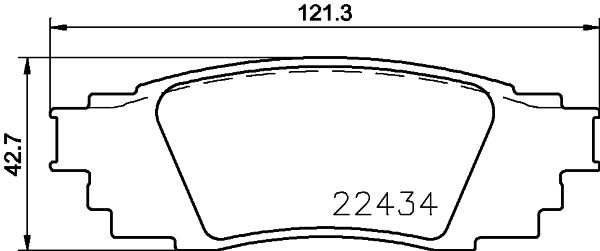 BREMBO stabdžių trinkelių rinkinys, diskinis stabdys P 83 160