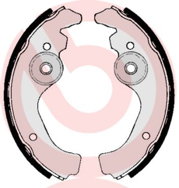 BREMBO stabdžių trinkelių komplektas S 23 502