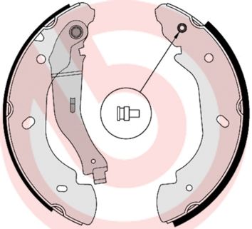 BREMBO stabdžių trinkelių komplektas S 24 538