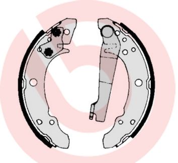 BREMBO stabdžių trinkelių komplektas S 85 507