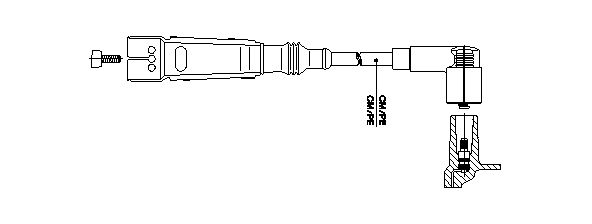 BREMI Провод зажигания 111/70