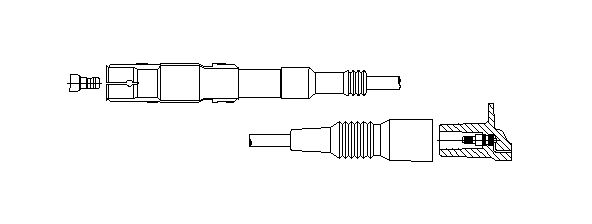 BREMI uždegimo laidas 118/65