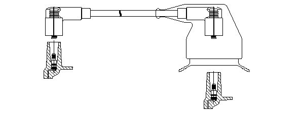 BREMI Провод зажигания 130/65