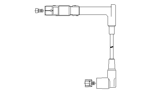 BREMI Провод зажигания 164/80